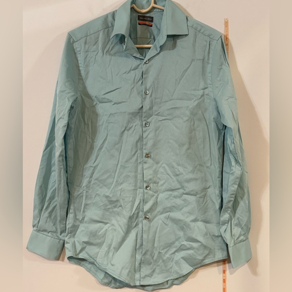 Van Heusen Aqua Button-Up Shirt